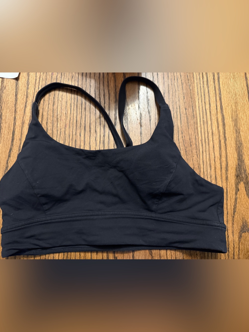 Women’s Black Lululemon Sports Bra